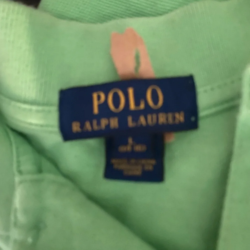 Polo by Ralph Lauren Mint Green Polo with Blue Pony Logo